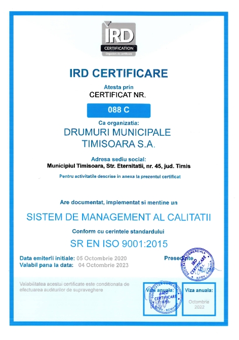 Certificat ISO 088c